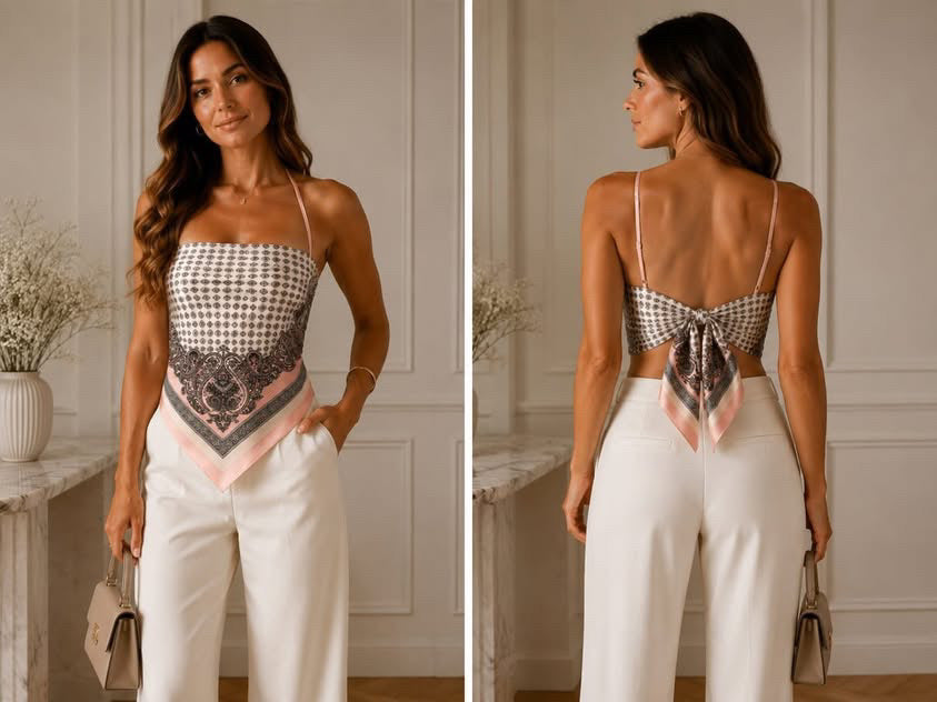 Monaco Bandana Top