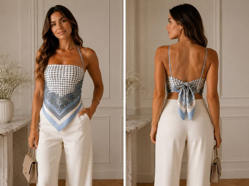 Monaco Bandana Top