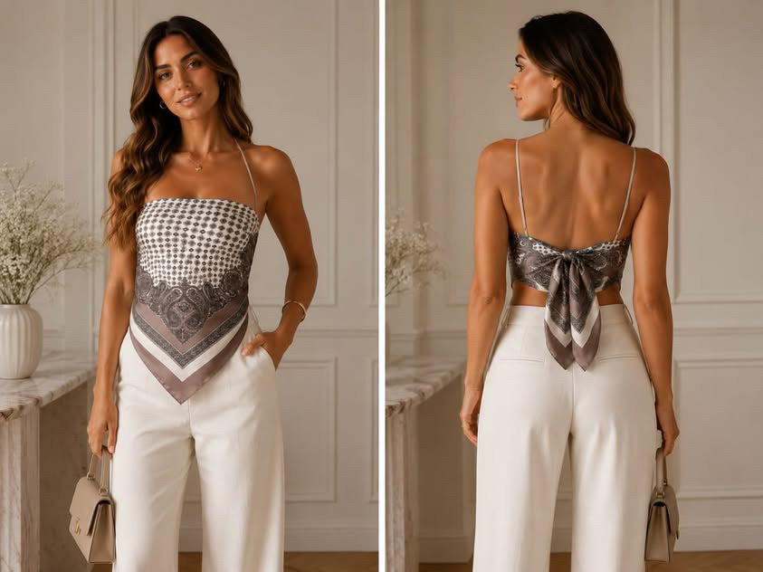 Monaco Bandana Top