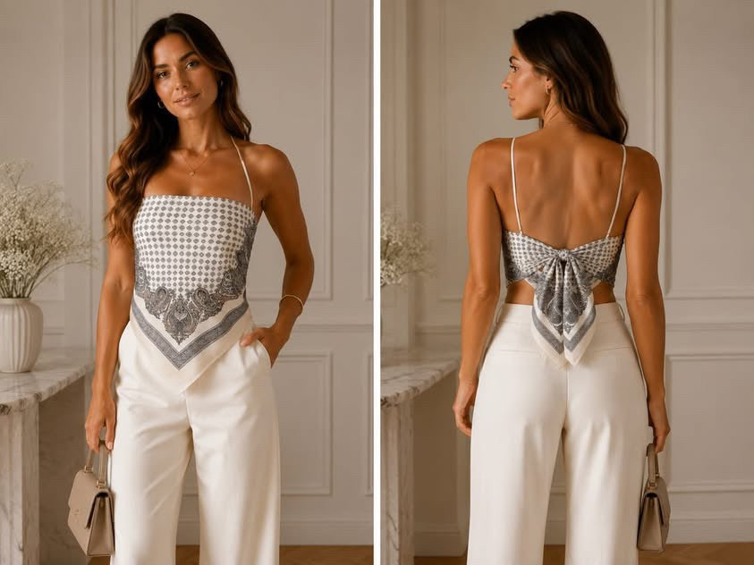 Monaco Bandana Top