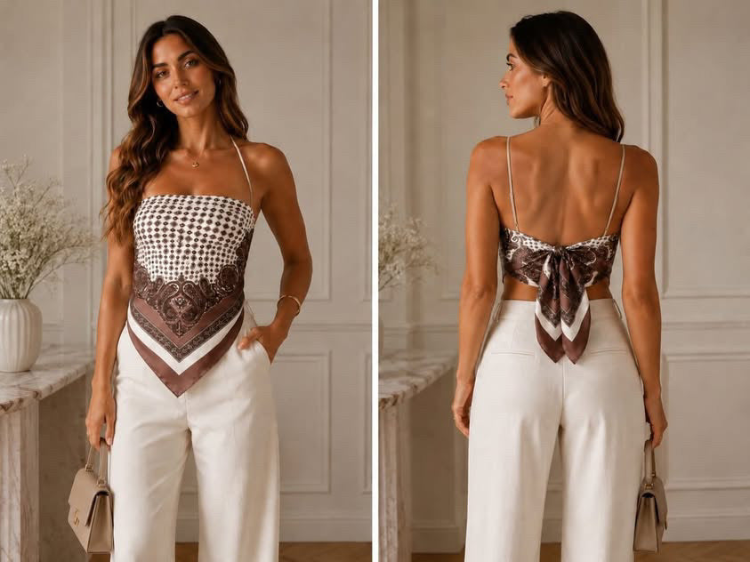 Monaco Bandana Top